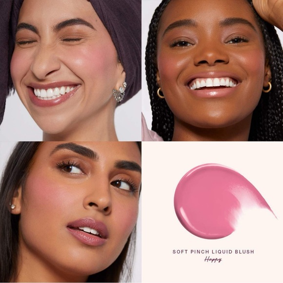 Rare Beauty Soft Pinch Liquid Blush Happy Mini 3.2ml Travel Size New - Picture 4 of 6